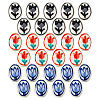 27Pcs 3 Colors Handmade Porcelain Beads PORC-FH0001-18-1