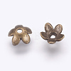 Tibetan Style Alloy Bead Caps X-MLF1225Y-NF-2
