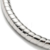 304 Stainless Steel Grooved Bangles BJEW-G686-04P-3