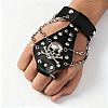 Punk Alloy Skull PU Leather Hand Harness WGCFF43-04-1