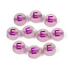 Luminous Frosted Acrylic Beads FACR-T008-02E-1