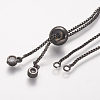 Rack Plating Brass Chain Bracelet Making LS-KK-A142-017B-2