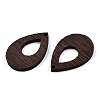 Natural Wenge Wood Pendants WOOD-T023-58A-01-3