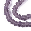 Frosted Transparent Glass Beads Strands LS-GLAA-N016-4mm-02-3