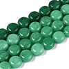 Dyed Natural White Jade Beads Strands G-T143-16G-4