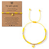 Heart Brass Enamel Charm Bracelets CK5066-10-1