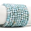 Natural Larimar Beads Strands G-F803-C01-01A-2