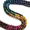 Gradient Color Natural Tiger Eye Beads Strands G-M413-A01-03-4