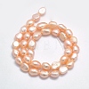 Natural Cultured Freshwater Pearl Beads Strands PEAR-K003-19A-2
