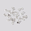Grade AA Brass Ice Pick Pinch Bails for Pendant Making X-KK-M008-a-08S-NR-2
