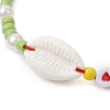 Summer Beach Acrylic Shell & Plastic Beaded Bracelets BJEW-JB10413-3
