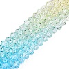 Baking Painted Glass Bead Strands DGLA-A039-T4mm-A012-4