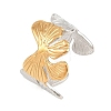 304 Stainless Steel Cuff Open Rings RJEW-Z138-01GP-03-4