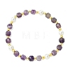 Natural Gemstone & Non-magnetic Synthetic Hematite & Shell Pearl Beaded Bracelets for Women BJEW-JB13892-4