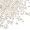 Craftdady 180Pcs 9 Style ABS Plastic Imitation Pearl Beads OACR-CD0001-08-3