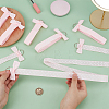 20Pcs Polyester Hairpin Hair Clip Holder Storage Organizer Hanging Ribbon AJEW-FG0005-80-3