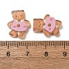 2-Hole Printed Opaque Resin Buttons RE-CBAD26B-24-3
