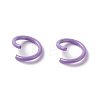 Spray Painted Iron Open Jump Rings IFIN-D088-01A-2