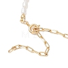 Natural Cultured Freshwater Pearl Rice Beaded Necklaces NJEW-JN05688-5