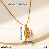 304 Stainless Steel Enamel Pendant Necklaces for Women WGD4D92-04-1