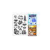 Custom Summer Theme PVC Plastic Clear Stamps DIY-WH0631-0352-8