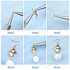 237Piece DIY Christmas Themed Earring Making Kits DIY-SC0015-05-4