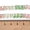 Electroplate Transparent Glass Beads Strands EGLA-K015-14B-4