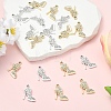 20Pcs 2 Colors Alloy Crystal Pendants FIND-YW0011-30-4