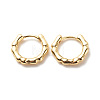 Brass Bamboo Shape Hoop Earrings for Women EJEW-G306-04G-1