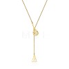 Simple and Stylish Stainless Steel Lariat Necklaces WC5409-1-1