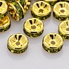 Brass Rhinestone Spacer Beads RB-A014-Z5mm-09G-NF-1