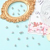 24Pcs 6 Styles Hammered 304 Stainless Steel Beads STAS-YW0011-32-4