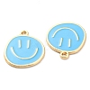 Alloy Enamel Pendants X-ENAM-D051-18G-03-3