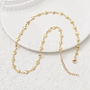 304 Stainless Steel Heart Star Link Chain Necklaces NJEW-JN05618-1