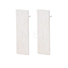 Brass Stud Earrings EJEW-G471-27B-P-4