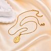 304 Stainless Steel Pendant Necklaces for Women WG8B2D1-01-2