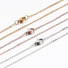 304 Stainless Steel Cable Chain Necklaces NJEW-E026-04-A-1