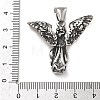 304 Stainless Steel Pendants STAS-V008-12AS-3