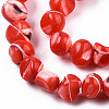 Natural Trochid Shell/Trochus Shell Beads Strands SSHEL-N032-48-A05-3