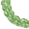 Transparent Imitation Jade Glass Beads Strands GLAA-N005-T6mm-D13-3