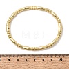 Barrel Brass Hinged Bangles for Women BJEW-H639-05A-G-4