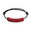 Adjustable Korean Waxed Polyester Cord Braided Bead Bracelets BJEW-JB05324-02-1