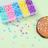 70G 5 Colors 2 Style Handmade Polymer Clay Beads CLAY-YW0001-50-5