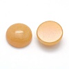 Natural Yellow Aventurine Cabochons G-P393-R36-10MM-2