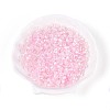 Transparent Spray Painted Glass Beads LS-EGLA-N018-4mm-11-1