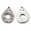 Non-Tarnish 304 Stainless Steel Pendants STAS-Q248-10P-1