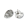 Non-Tarnish 304 Stainless Steel Stud Earring Findings STAS-L024-003P-07-2