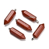 Natural Red Jasper Pendants GG-CBAA0EE-02P-12-1