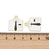 Father's Day Alloy Enamel Pendants ENAM-V001-03D-G-3