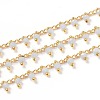Handmade Glass Beaded Chains CHC-K008-B09-3
